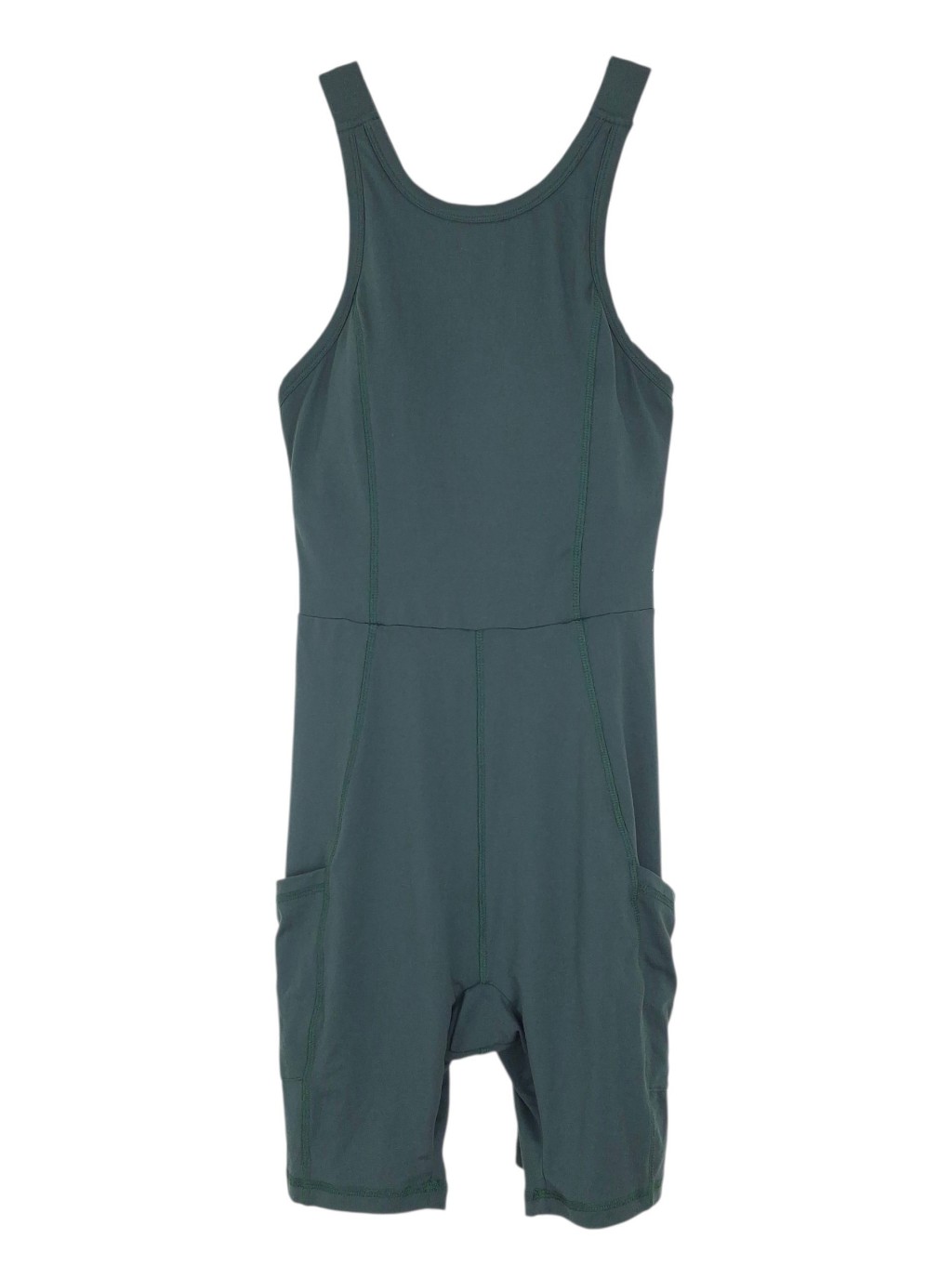 Wondery Outdoors Mojave Trail Romper Forest Hiking Active Stretch Pockets Green — image 2 of 8